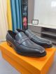 LV Black Calfskin Leather Man Shoes 052532 (3)_th.jpg